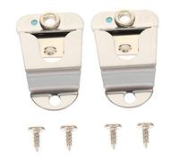 Didiseaon 2 set per Microfono Cb Metallo Ganci per Radio Cb con Viti Sostituzione Perfetta per Microfoni Auto Design Resistente e Facile Installazione Compatibile