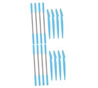 Didiseaon 2 Set Rimozione Dei Del Viso Rasoio Per Il Viso Detergente Per Spazzole Per Tosatrici Rifinitore Per Il Depilatore Primaverile Tagliaciglia Addominali Blue 4 Pezzi * 2