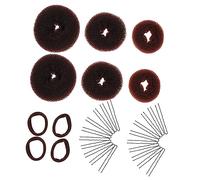 Didiseaon 2 Set set di da donna hair pin hair clips coda di cavallo di ricci strumento per voluminosi elastico macchina per pane creatore di chignon per