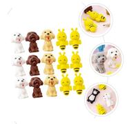 Didiseaon 20 Gomme da Cancellare Animali per Mini Gommine Colorate Resistenti Cancellazione Facile per Scuola e Quotidiano Design Divertente e Sicuro Casual Random