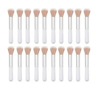 Didiseaon 20 pennelli per il trucco del viso, setole morbide e soffici per | Portatile, ideale per i viaggi, utilizzabile come applicatore di fard, pennello morbido per cipria e bronzer, adatto per