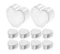 Didiseaon 20 pezzi Chiusure per Orecchini Cuore in Silicone Trasparente Sicurezza Antiscivolo per Orecchini Pesanti e Orecchie Cadenti Supporto Flessibile e Invisibile per Donna