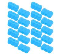 Didiseaon 20 Pezzi Fermo per Guida Cassetto in Gomma Blu | Sistemi Cassetto, Installazione Semplice, Uso in Camera e Ufficio, Accessorio di Ricambio