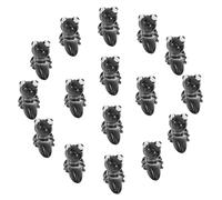 Didiseaon 20 Pezzi Piccoli Ornamenti Di Formiche Piccole Figurine Decorazioni Da Giardino in Miniatura Raccolta Di Animali Formali Piccole Figurine Di Animali Accessori in Resina Nero Resina