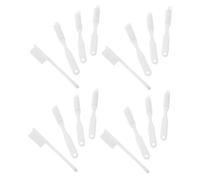 Didiseaon 20 Pezzi Spazzolini da Denti da Prigione Mini Setole Morbide Design Specifico per Prigioni Testina Piatta Manico Corto in Plastica per Detenuti