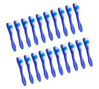 Didiseaon 20 pezzi Spazzolino Da Denti Mini Per Prigione Spazzolino Compatto Con Manico Corto Antinfortunio Pulizia Orale Sicura Per Detenuti Setole Morbide Facile Da Usare