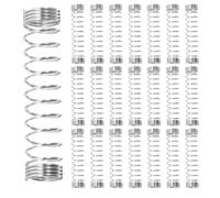 Didiseaon 200 molle di ritorno in acciaio inossidabile per penne a sfera, | Molla a spirale minuscola da 4,5 mm di diametro esterno, 20 spire per penne, fornisce un feedback di estensione fluido e