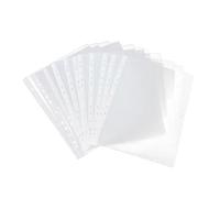 Didiseaon 200 pezzi Protettori per Documenti Trasparenti Cartelle Protettive Anti-statiche Sacchetti Trasparenti Resistenti per Ufficio Scuola e Casa Spessore Rinforzato