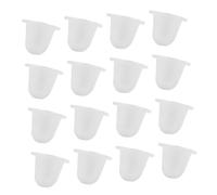 Didiseaon 200 Pezzi Tazze per Inchiostro in Silicone Bianco Pratiche senza Odore per Tatuaggi Accessori Morbidi e Resistenti per Uso Professionale