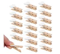 Didiseaon 20pcs Mini Mollette in a Forma Clip Multifunzionali Leggere e Compatte per Foto e Decorazioni Robuste e Morbide al Tatto per Feste e Progetti Artigianali