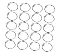 Didiseaon 20pezzi Anelli Metallici Riutilizzabili per Raccoglitori Anelli in Acciaio per Schede Indice Rilegatura Carta Scrapbooking e Organizzazione Documenti