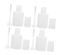 Didiseaon 22 Pezzi Contenitori Vuoti Con Scovolino Bianco Per Top Coat e Base Bottiglie Ricaricabili Leggere Per Viaggi e Miscelazione Smalti