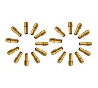 Didiseaon 22 Pezzi Mandrino per Minitrapano Elettrico in Ottone Oro 0,5-3,2 | Set per Punte Micro, Serraggio Preciso, Adatto a Elettronica e Lavori di Precisione