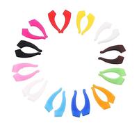 Didiseaon 24 Paia porta occhiali Auricolari Gancio per punte per occhiali tappi per le orecchie bicchieri ochiali paraorecchie per occhiali di ricambio coprigambe in silicone per occhiali