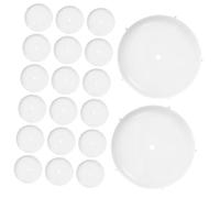 Didiseaon 24pezzi Tappi Per Piedi Di Sedia in Plastica Protezioni Per Gambe Di Mobili Antiscivolo Per e Letto Sottobicchieri Rotondi