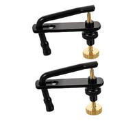 Didiseaon 2pezzi Accordatori Fini per Violino in Lega di Oro Nero Regolatori di Corde per Accordatura senza Sforzo Strumenti per Accordatura Fine per Musicisti