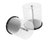 Didiseaon 2Pezzi Contenitore per Organizer per Dvd e CD Portatile per Archiviazione Dischi