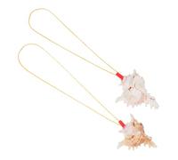 Didiseaon 2pezzi Corno di Naturale di Mare Grande Regalo Corno Giocattolo Strumento da Suonare per Feste e Celebrazioni