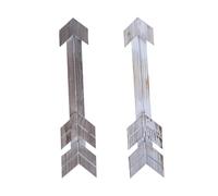 Didiseaon 2pezzi Decorazioni Murali Vintage Legno Arrow Hangings Rustici per Casa Bar e Ristoranti Arredamento Unico e Riutilizzabile per Ogni Stanza