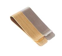 Didiseaon 2pezzi Fermasoldi in Metallo Clip Banconote Uomo in Lega Di Rame e Acciaio Inossidabile Resistente Portabanconote Sottile e Durevole Per Carte Di Credito e Denaro Contante