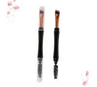 Didiseaon 2pezzi Pennelli da Trucco Doppio Scopo Pettini per Ciglia Strumenti Cosmetici per Trucco per Donne Materiali Resistenti e Sicuri