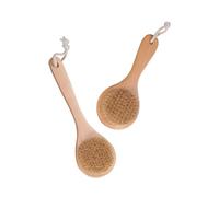 Didiseaon 2pezzi Spazzola da Doccia Lunga Setole Morbide Strumento per Scrub da Bagno per Esfoliare e Rimuovere Cellule Morte Materiale in Resistente Facile da Asciugare per Appenderla