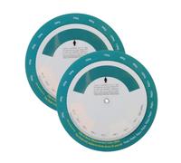Didiseaon 2pezzi Tabella Bmi Parete Ruota Misuratrice Calcolatrice Indice Corporeo Per Monitoraggio Peso Strumento Dieta Per Casa e Palestra