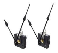 Didiseaon 2sets Movimento Orologio al Quarzo Senza Ticchettio Parte di Orologio per Fai da Te Meccanismo di Ricambio Adatto per Riparazione o Creazione di Orologi