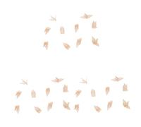 Didiseaon 3 Corde Origami Cranes Garland Strings of Japanese Paper Cranes for Wedding Photo Booth And Party Decorations Outdoor-Ready Elegant Hanging Props