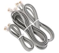 Didiseaon 3 pezzi Telefono Prolunga Resistente all per Telefono Fax e Modem Telefonico Durevole e Anti-corrosione Connessione Stabile e Versatile per