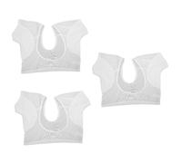Didiseaon 3 Pz cuscinetto per il sudore gilet di sudore per le donne cuscinetti per la sudorazione ascellare abbigliamento assorbente ascellare camicie eleganti per donna canotta poliestere