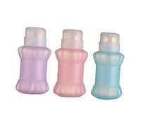 Didiseaon 3 Pz Erogatore a Pressione Bottiglia Colorata Distributore Di Bombole a Pressione Bottiglie Di Smalto Vuote Spingere Verso Il Basso Il Flacone Della Pompa Distributore Di Pulizia