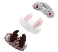 Didiseaon 3 Pz hair band hair ribbon hair accessories hair charms face tape fascia per in peluche Elastici per per donna inventare fasce per fasce per il viso tessuto