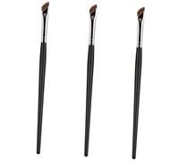 Didiseaon 3 Pz Pennello Per Sopracciglia Pennello Per Ombretto Strumento Applicatore Di Eyeliner Pennello Contorno Occhi Pennello Per Eyeliner Ultra Sottile Pennello Da Trucco Angolato Legno