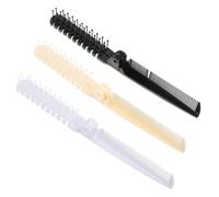 Didiseaon 3 Pz pettine pieghevole ventilato spazzola per pro setola elastici pettine cuoio capelluto lisciante compatto spazzola pieghevole pennello compatto plastica