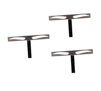 Didiseaon 3 Pz Righello Per Sopracciglia a Tre Punte Stencil Per Sopracciglia Stencil Per Righello Per Sopracciglia Strumento Per Disegnare Le Sopracciglia