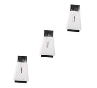 Didiseaon 3 Pz Spazzola Per La Pulizia Lavavetri Pulitore Dello Schermo Contatore Scanalatura a Mano Attrezzo Elettronico Sbloccatore Scrubber Elettrico Rimuovi Graffi Per Auto Kit Pp Bianca