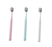 Didiseaon 3 Pz Spazzolino morbido ultra fine spazzolino portatile scovolini dentali adulti donna setole morbide addio al nubilato da denti per adulti pulito Bur uomo pp