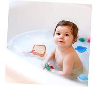 Didiseaon 3 Pz spugna da bagno per bambini vasca da bagno per bambini spugna da bagno naturale spugnetta neonato bagnetto scrubber Guanti lavasciuga da bagno per neonati fornitura bagnetto