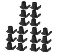 Didiseaon 3 Set Cuscinetti Per Le Stampelle Piccoli Alianti Per Deambulatore Piedini Da Sci Per Camminatore Il Deambulatore Scivola Sci Da Passeggio Black Plastica 6 Pezzi * 3