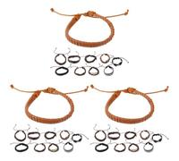 Didiseaon 30 Pezzi Bracciale in Cuoio Vintage Elegante, Stile Cuff Wrap, | Lavorazione Dettagliata, Adatto alla Maggior Parte dei Polsi, Portatile, Set Decorativo dal Gusto Fashion