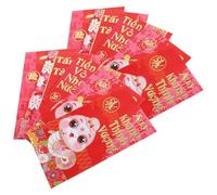 Didiseaon 30 Pezzi Busta Rossa Dell'Anno Del Serpente 2025 Pacchetto Rosso Dello Zodiaco Busta Di Capodanno Vedi Elemento Fortuna Per Il Festival Buste Rosse Di Capodanno 2025 Favorisce