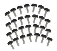 Didiseaon 30 pezzi Piedini Regolabili per Mobili con Inserto Filettato Livellatori per Tavoli Sedie e Protezione Pavimento e Isolamento Acustico Accessori Sostitutivi per Arredi in