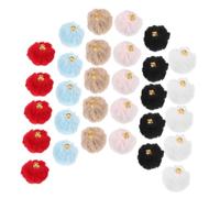 Didiseaon 30pezzi Pompon Colorati Per Lavoretti Piccoli Pompon Per Creazioni Fai Da Te Ciondoli Da Orecchini e Accessori Da Lavorare Le Mani Per Gioielleria e Craft