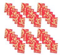 Didiseaon 36 Pezzi Buste Rosse Tradizionali Cinesi per Capodanno Anno del Serpente Pacchetti per Regali Soldi Decorazioni Stagionali Festive Buste Porta Denaro per Festa di Inizio Anno