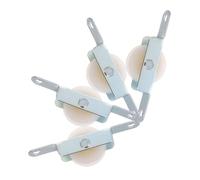 Didiseaon 4 Confezione Rulli per Porta Scorrevole Pulegge di Ricambio per Ombrellone da Giardino Base per Ombrellone Kit Pulegge per Stendibiancheria