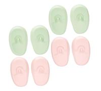 Didiseaon 4 Paia Di Copriorecchie in Silicone Riutilizzabili Per Chioma Protezione Termica Tappi Auricolari Per Asciugacapelli Copriorecchie Impermeabili Adatti Per Domestico e