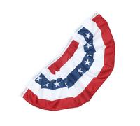 Didiseaon 4 pezzi Bandierine Americane Piegate Ventaglio Decorazioni Patriottiche per Luglio per ed Esterni Atmosfera per Memorial Day e Festività Usa