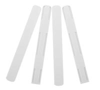 Didiseaon 4 pezzi Binari Scorrevoli per Bianco con Guide Autoadesive per Scaffali Estraibili Accessori Stabile per Cassettiere Cucina e Camera Facile Installazione Senza Danni