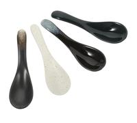 Didiseaon 4 pezzi Cucchiai Resistenti per Zuppe e Minestre Cucchiaio Tavola Leggero e Durevole per Ristoranti e Uso